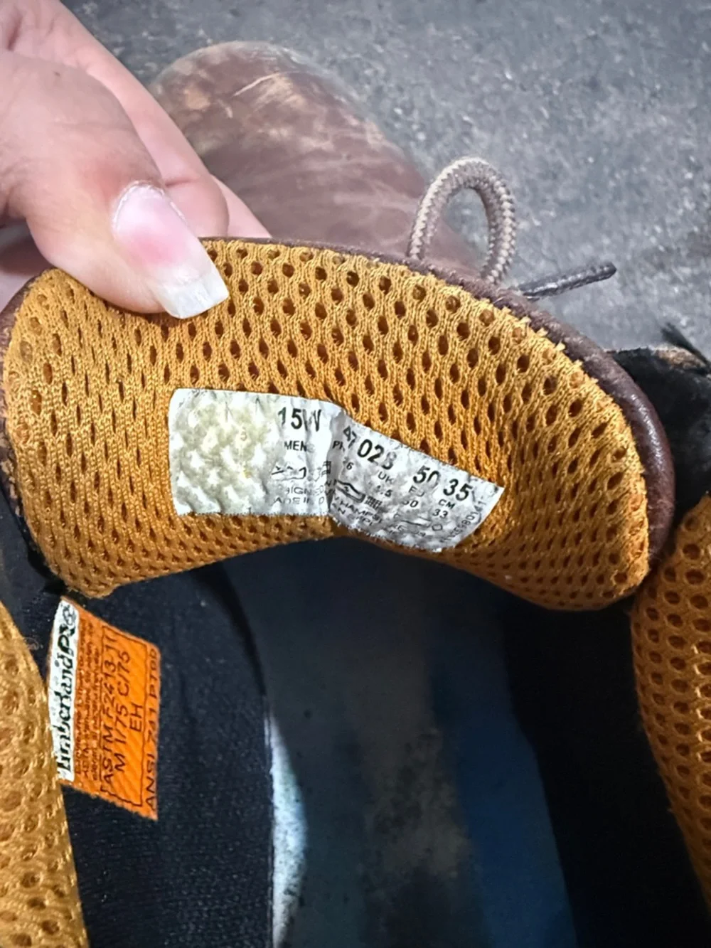 Timberland PRO Titan Safety Toe Work Oxford Size 15 W‎